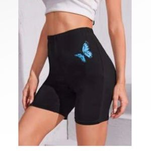 Butterfly biker shorts